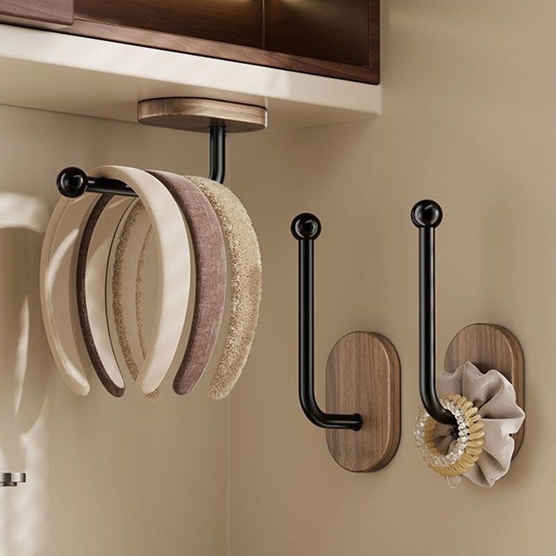 New Style Hair Tie and Hairband Storage Rack, No-Drill Wall-Mounted Hair Clip and Elastic Band Adhesive Hook, Bathroom Jewelry and Hair Accessory Hook New Style Hair Tie and Hairband Storage Rack, No-Drill Wall-Mounted Hair Clip and Elastic Band Adhesive Hook, Bathroom Jewelry and Hair Accessory Hook