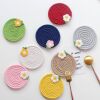 Japanese -style insulation pad INS Xiaohua coat pad cotton wire woven cotton rope bowl pad Korean simplicity thermal insulation pad