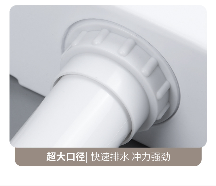Bathroom, household toilet, squat toilet, flushing tank, wall-mounted, large flushing force, thickened, no need for drilling, wall-mounted type undefined