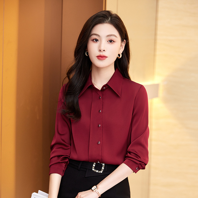 Red autumn shirt
