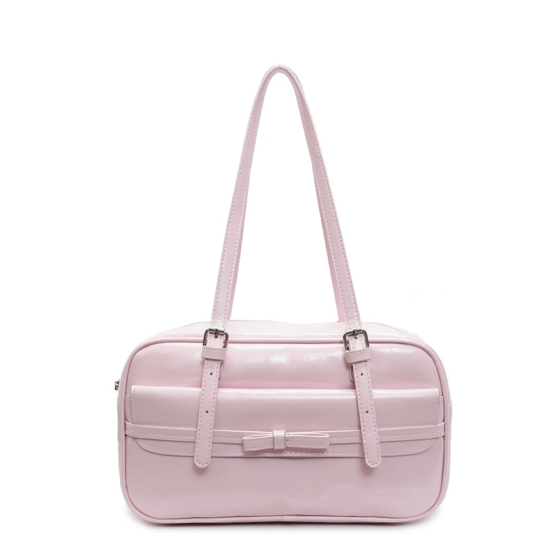 Retro capacious shoulder bag, one-shoulder bag for leisure