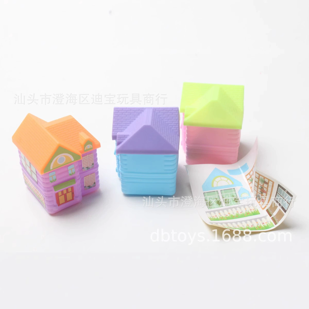 5 см дом наклейки