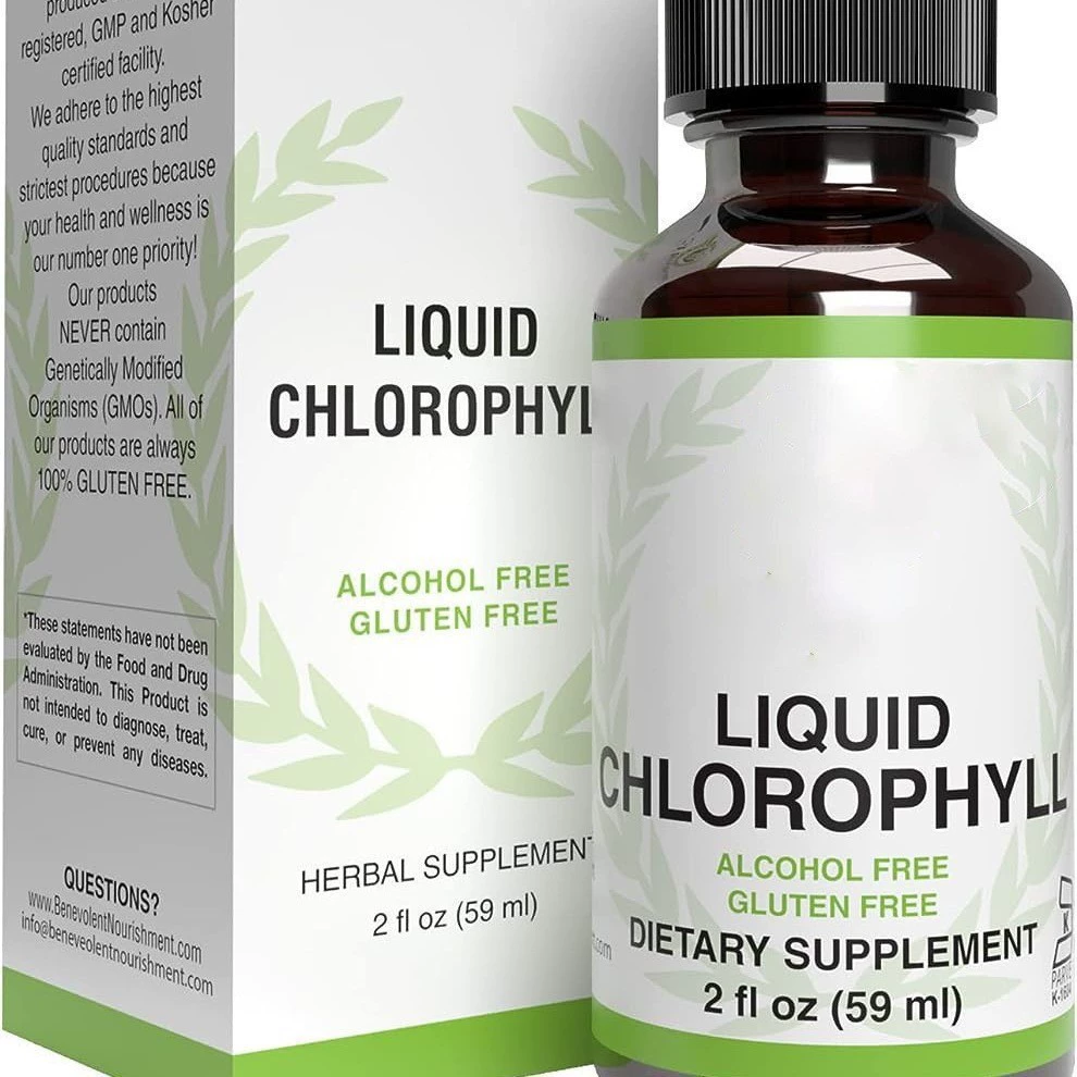 Спот хлорофилл капли спот через границу 60 мл Chlorophyll Liquid Drops Напитки