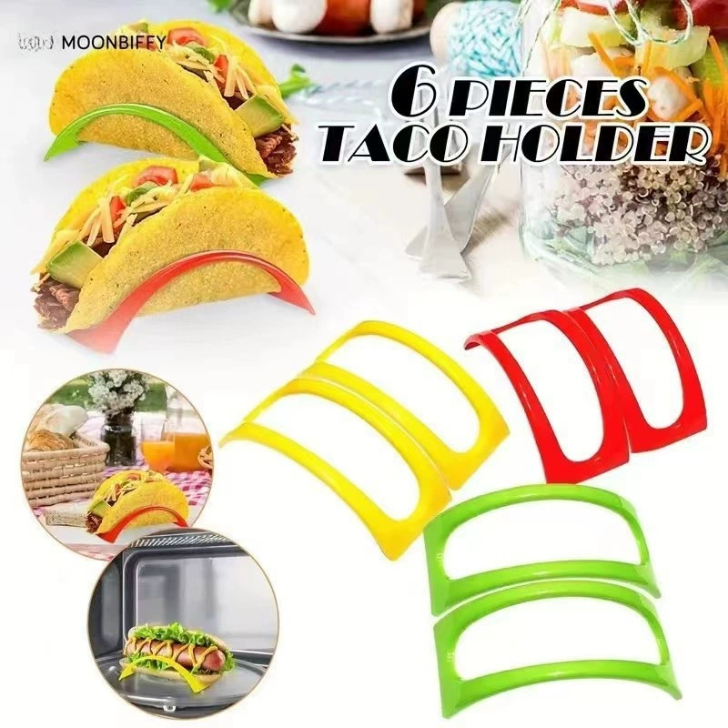 Manufacturer Wholesale Mexican Plastic Pancake Clip New Taco Tower Simple Clip Kitchen Pancake Food Rack