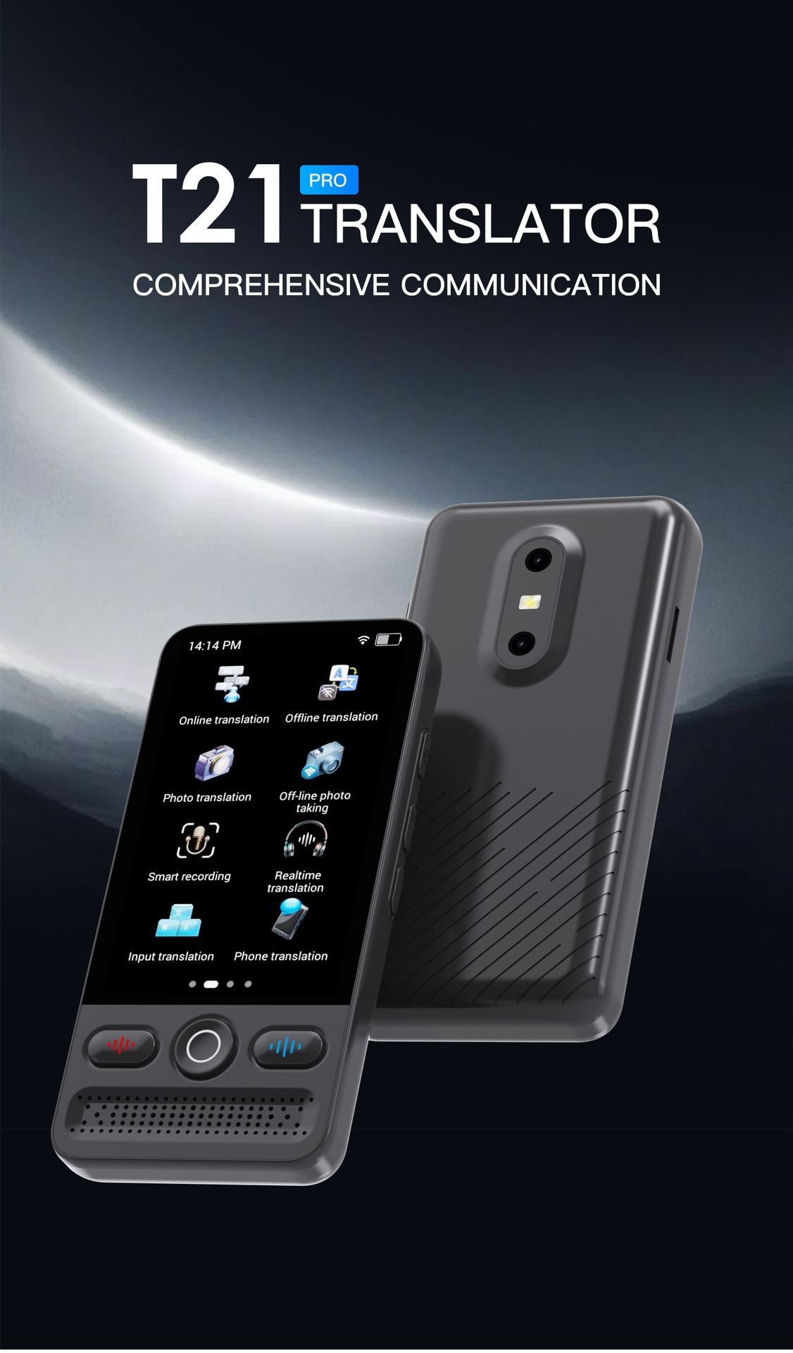 多合一智能语音翻译机APP社交翻译机视频语音通话翻译器同声传