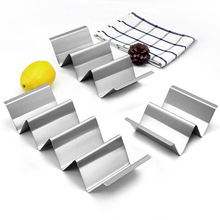 跨境不锈钢墨西哥薄饼烘焙架 煎饼架 玉米卷薄饼夹taco holder