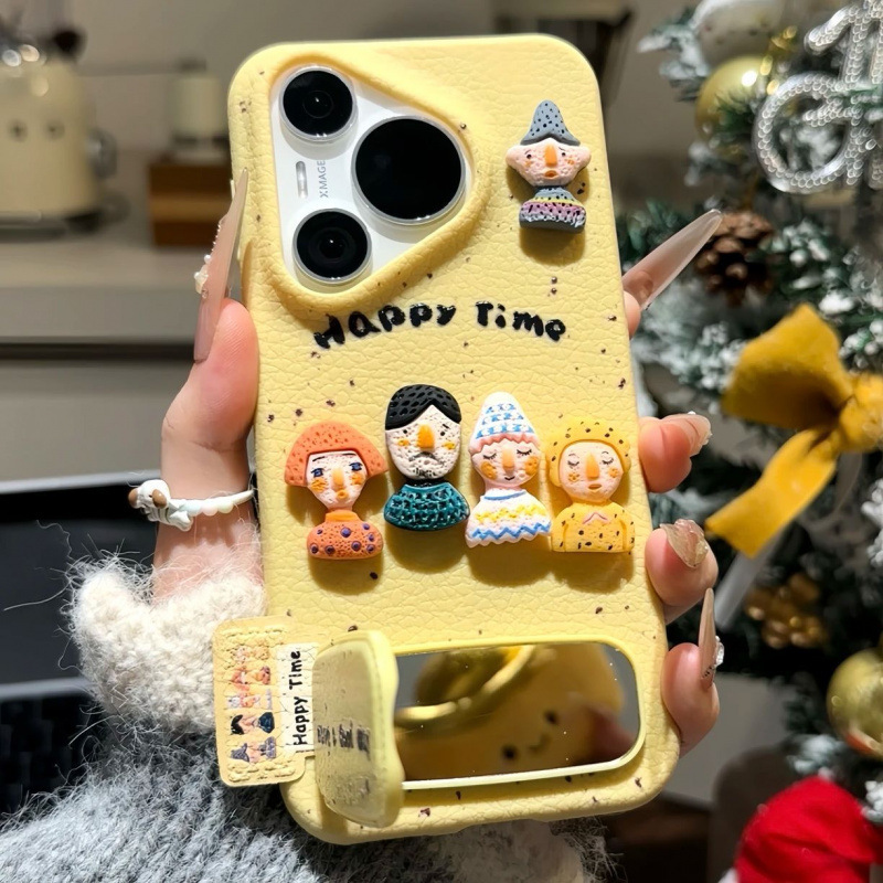 Three-Dimensional Fun Doll Leather Pattern Suitable for Apple 17Promax Mobile Phone Case Iphone15 Anti-Fall Protective Cover 13 Three-Dimensional Fun Doll Leather Pattern Suitable for Apple 17Promax Mobile Phone Case Iphone15 Anti-Fall Protective Cover 13
