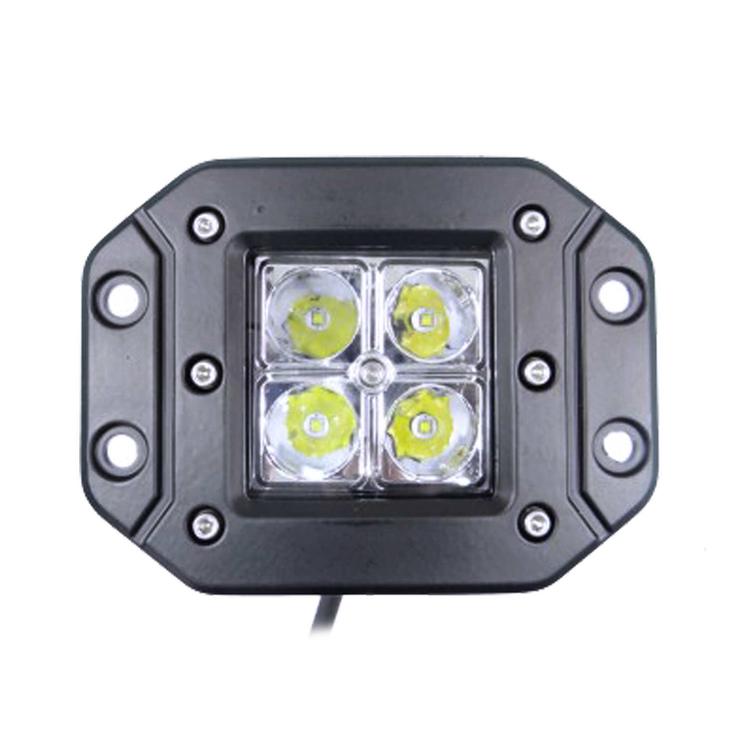 Carcasa de luz LED cuadrada de 3 pulgadas para vehículos todoterreno, carcasa de foco para coche, carcasa de luz de techo, accesorios para carcasa de luz de coche image 6