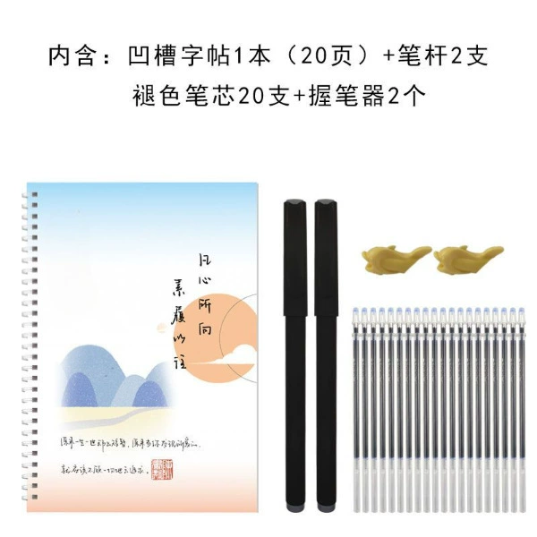 Chen Shuning grooved post (20 pens)