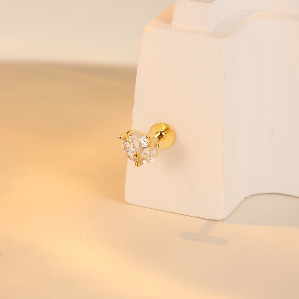 2g Weight Ear Studs Classification Ear Cartilage Rings & Studs Piercing Type 1 Piece Quantity Daily Occasion 925 Sterling Silver Material Flower Pattern All Seasons Season Women's Gender Plating Design Elegant, Simple Style Style 1 Piece Ear Cartilage Rings & Studs Elegant Simple Style Flower 925 Sterling Silver Plating Ear Cartilage Rings & Studs 14