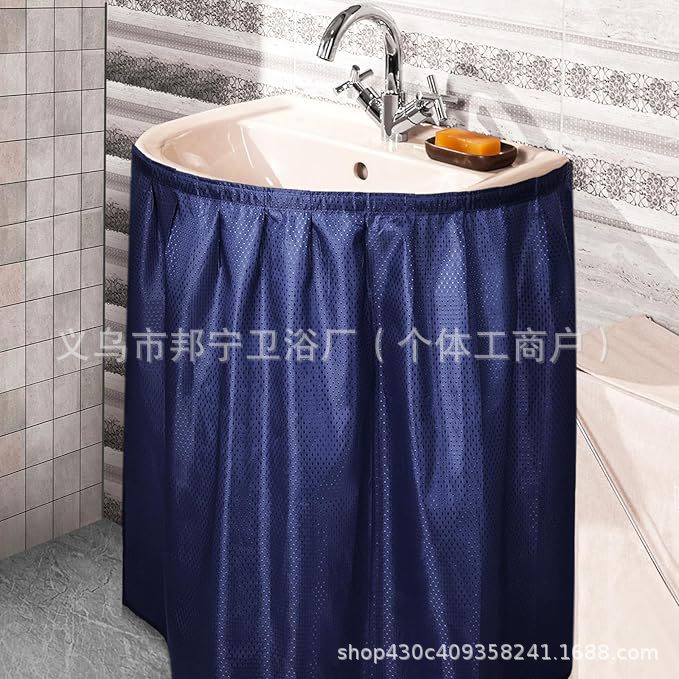 Cross-border Russian Amazon sink curtain, simple bathroom partition curtain, pool curtain