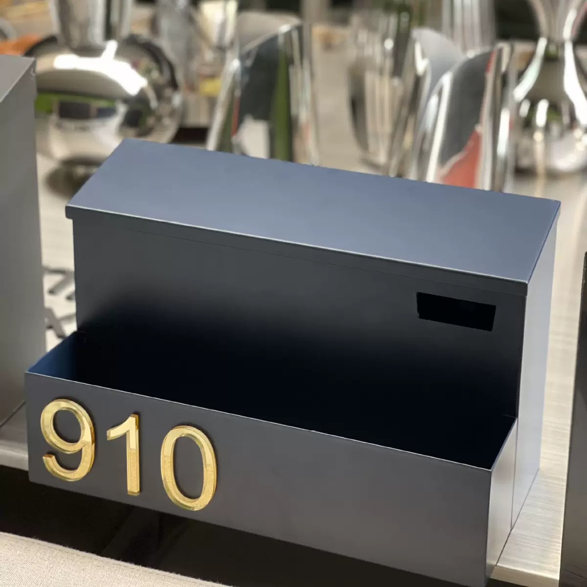 定制跨境专供亚玛逊出口金属防雨防绣挂墙式信箱户外不锈钢信报箱