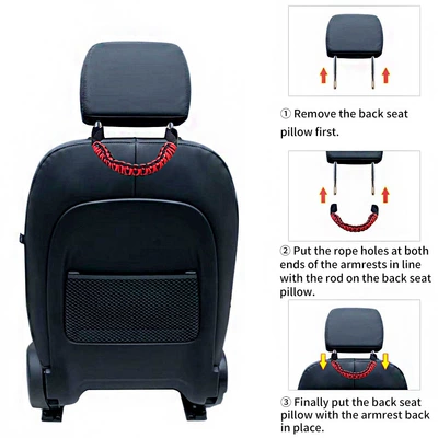 Armrest Auxiliary Handle, One-Piece — Armrest, handle, handle