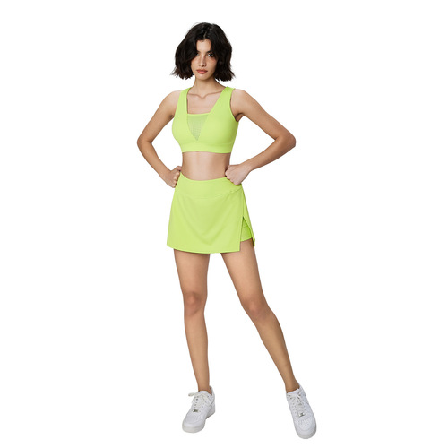 Love Degree Same Style False Two-Piece Sun-Proof Sports Skirt for Women High-Waisted Slimming Yoga Half Skirt Outdoor Fashion Tennis Skirt