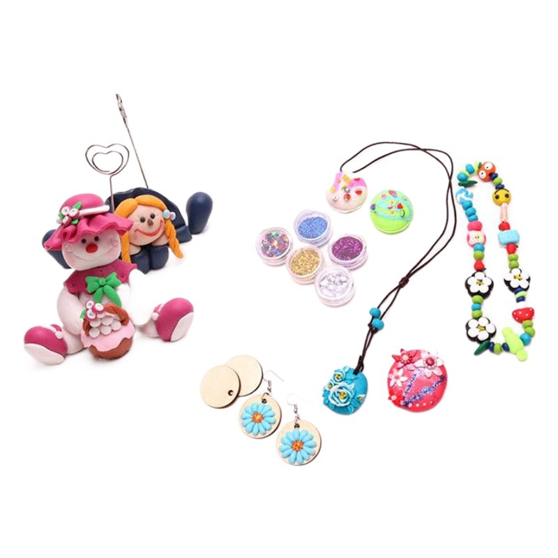 Arcilla arcilla 50 color 24 arcilla plastilina caja portátil Amazon horno arcilla herramienta traje lra50