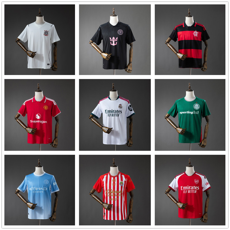 2627 Thai Version of the Football Jersey Flamengo Manchester City Barcelona Real Madrid Ac Cruzeiro Inter Milan Paris Short-Sleeved Football Jersey 2627 Thai Version of the Football Jersey Flamengo Manchester City Barcelona Real Madrid Ac Cruzeiro Inter Milan Paris Short-Sleeved Football Jersey