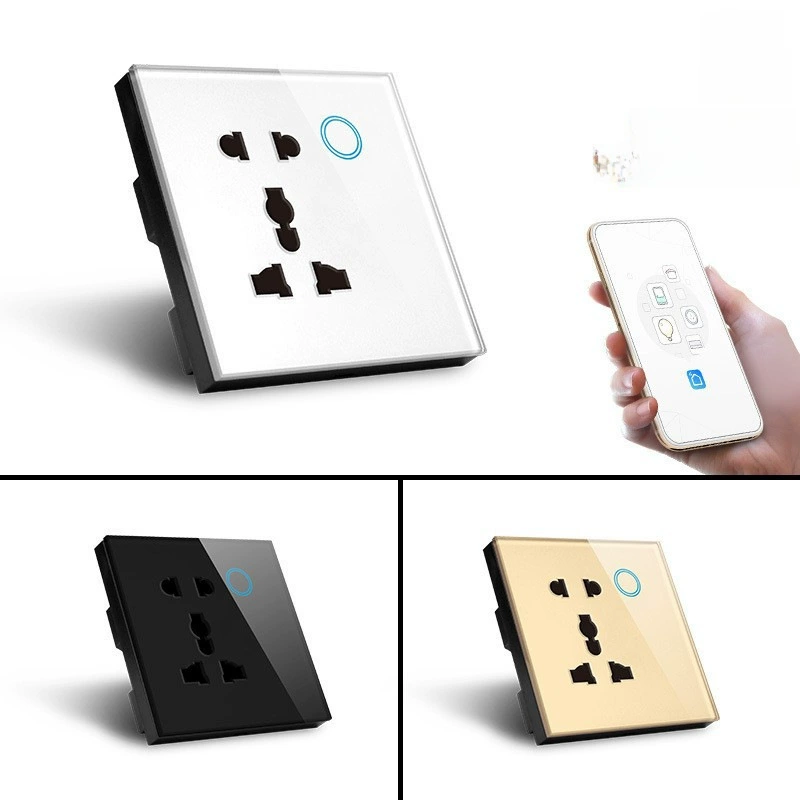 WIFI Tuya Smart Socket 86 British Standard Zigbee Socket Power Statistics USB Timing Switch 5 Hole Socket