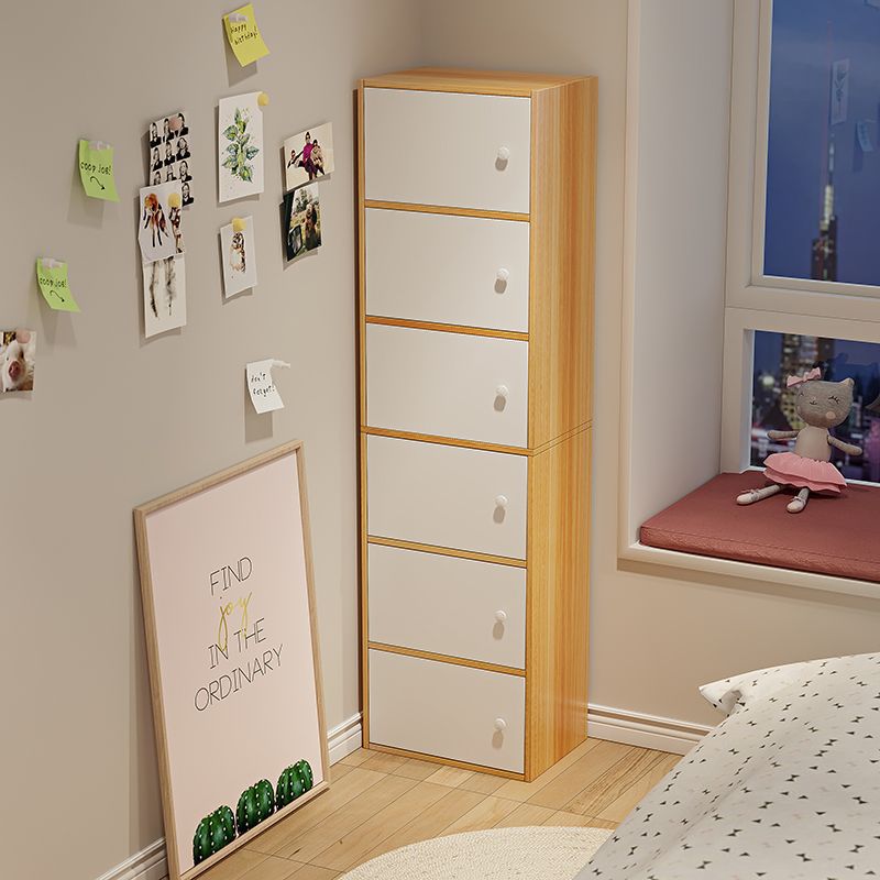 Bookshelf Storage Rack Simple Floor-Standing Wall Storage Cabinet Chest of Drawers Home Living Room Bedroom Narrow Storage Bookcase