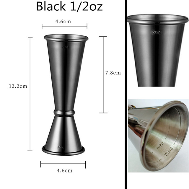Dispositivo de medición de vino indio taza de onza cóctel taza de medición de doble cabeza 30/60 barman taza de Oz especial Jigger