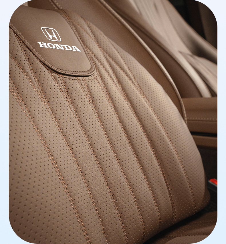 Car Seat Cushion, Universal Lumbar Support for All Seasons, Integrated Seat, Summer Cooling Cushion, Main Driver's Ventilated Cushion, Single Piece Breathable