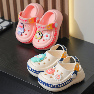 2025 New Children's EVA Slippers Boys Summer Baby Home Infants Non-slip Soft Bottom Lightweight Girls' Hole Shoes