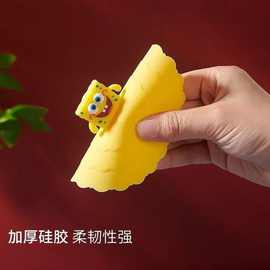 新款可爱防尘防漏多功能杯盖密封水杯盖创意卡通硅胶盖子批发