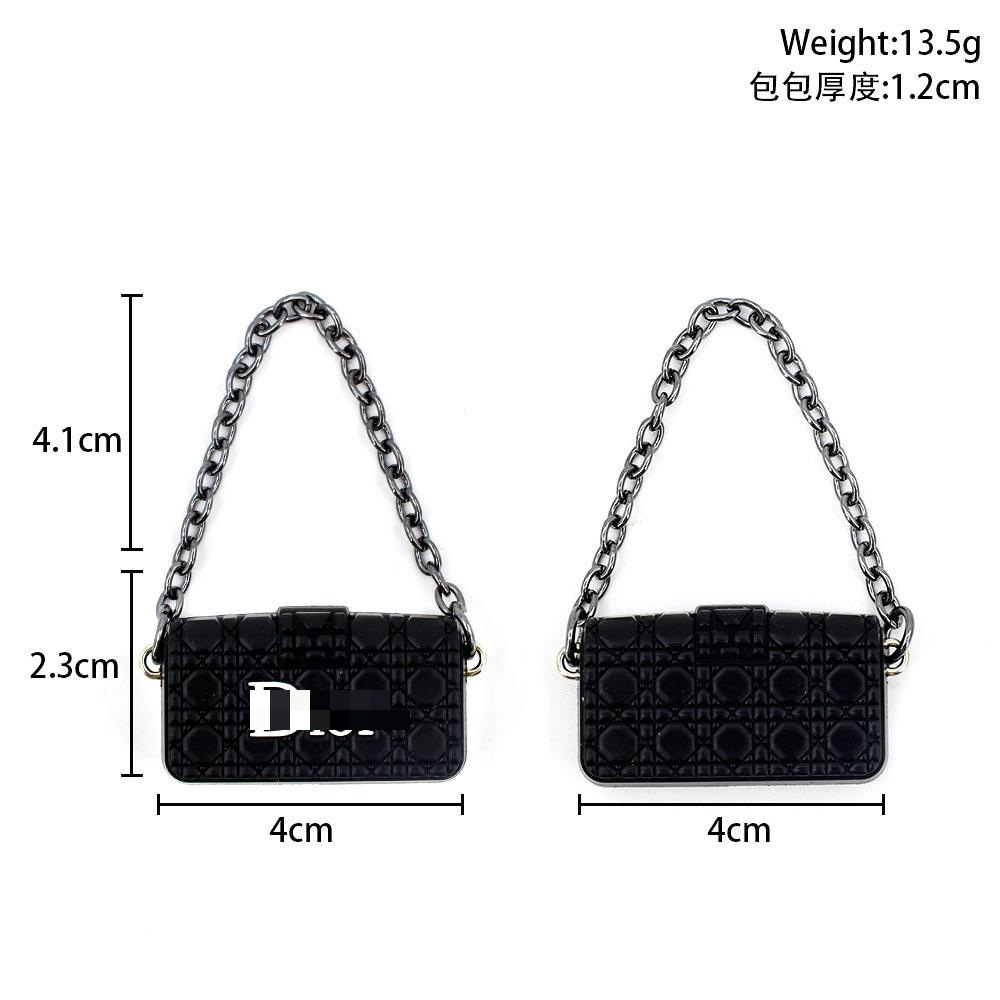 Dollhouse mini muñeca casa pequeña bolsa BJD bolsa de estilo de marca 6 centavos bolsa de muñeca 30 cm accesorios de muñeca