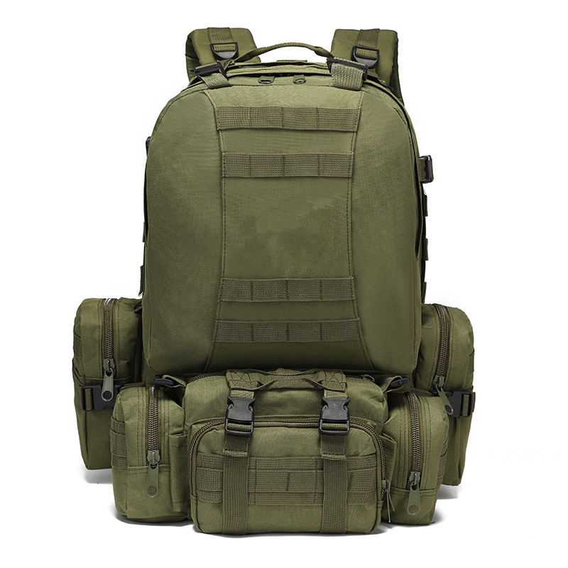 Cross-Border Tactical Backpack, Outdoor Backpack, Hiking and Mountaineering Backpack, Men's Travel Combination Large Bag, Large Capacity Backpack
