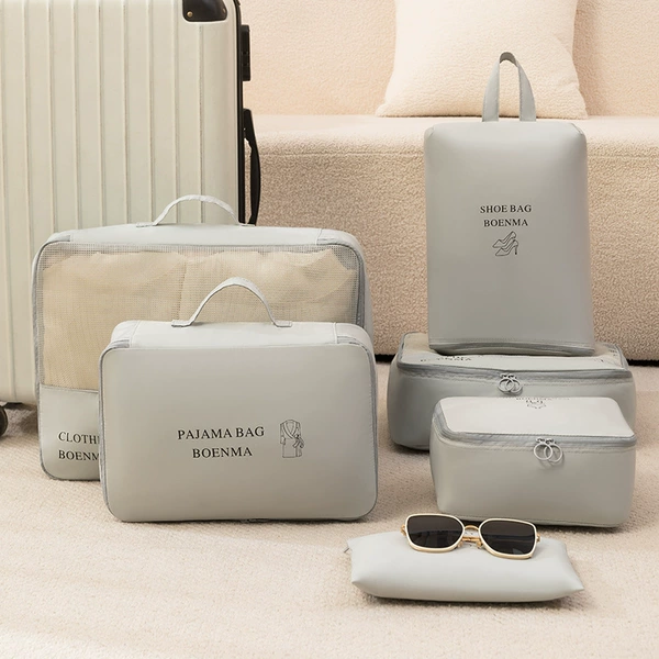 Light gray six -piece set