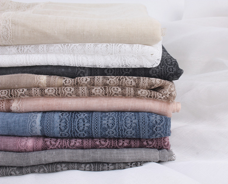 Women's Elegant Solid Color Cotton Scarf display picture 12