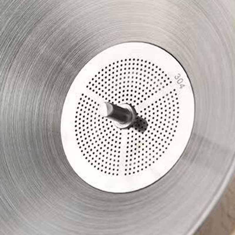 Embudo de acero inoxidable con pantalla de filtro colgando no magnético engrosada fuga de aceite fuga de vino uva de vino