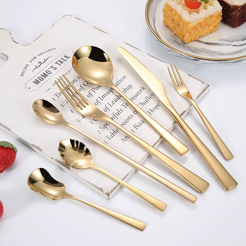 Cross -border 304 stainless steel knife fork spoon plating hotel…