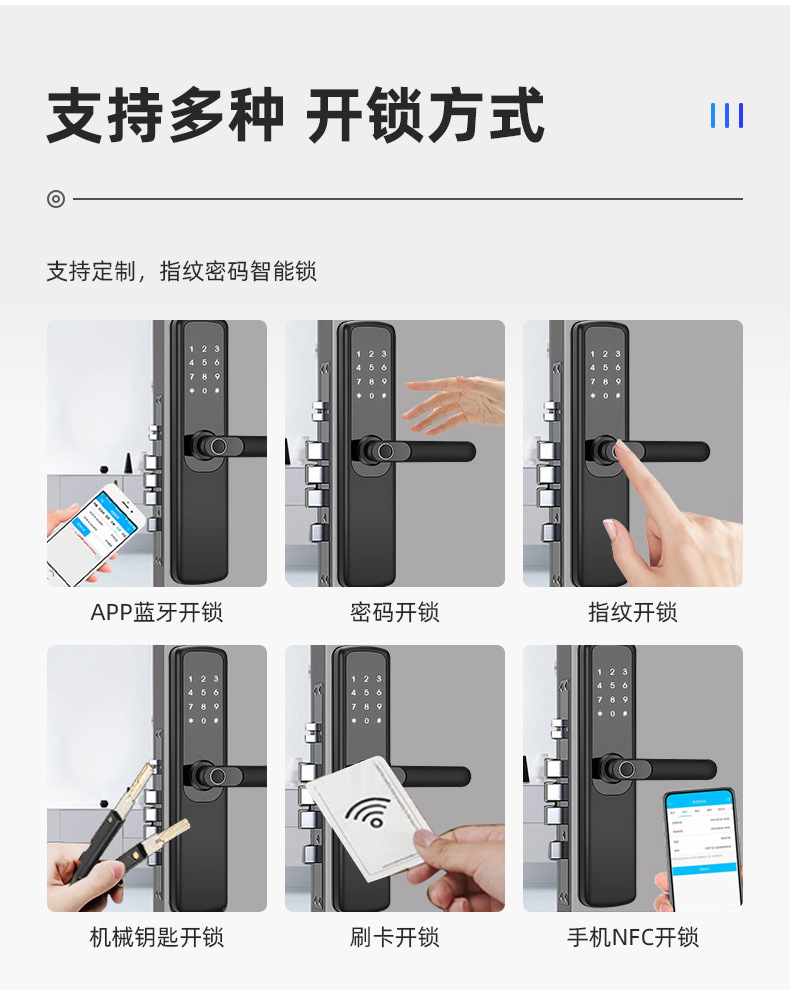 指纹密码智能锁_06