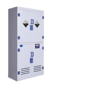 Pp Medicine Cabinet Hazardous Chemicals Chemical Storage Corrosion Resistance Ventilation Reagent Cabinet Double Lock Four Door Pp Acid and Alkali Cabinet