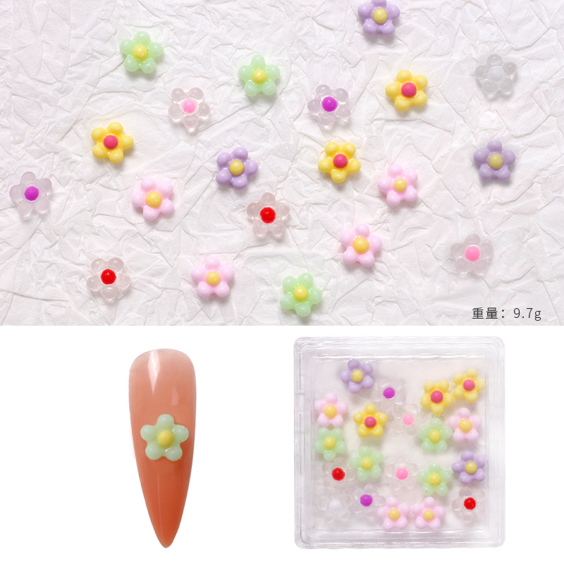 Red famosa nueva joyería de manicuras camellia flores de sol de flores flotantes tamaño de oso mezcla de joyería de manicuras