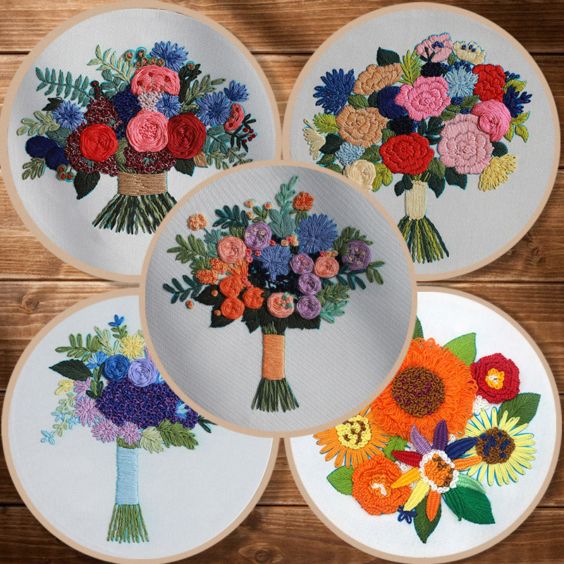 Suzi bordado original-Nuevo bordado DIY punto de cruz hecha a mano paquete de material de tela conjunto fabricante creativo en Stock Nuevo