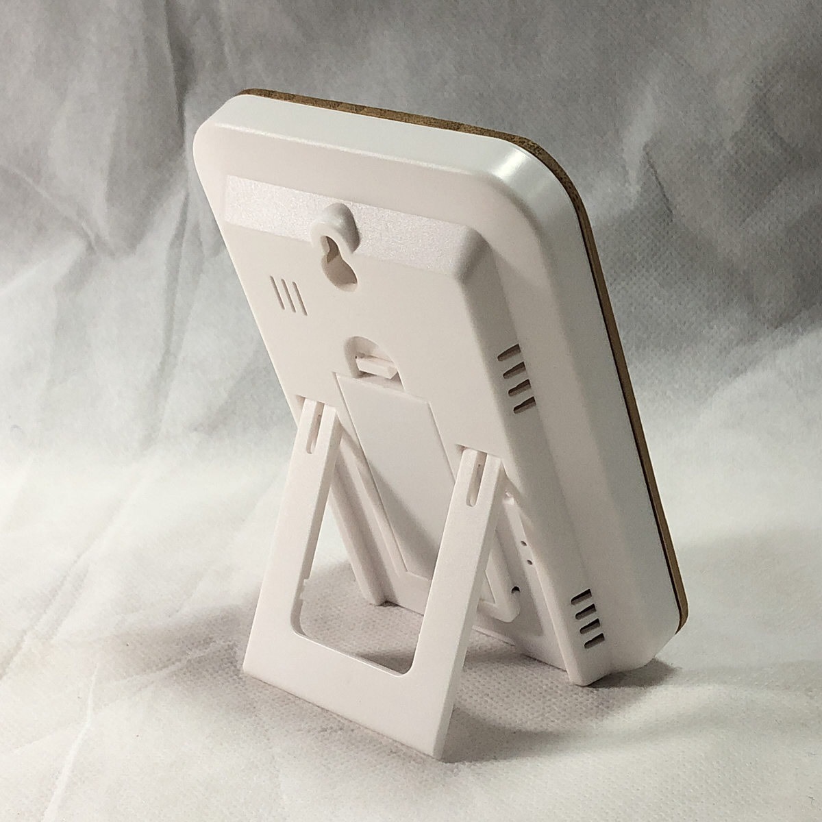 artículos para el hogar bambú simple botón táctil electrónico termómetro de humedad reloj electrónico de bambú fábrica de medición de temperatura mayorista image 5