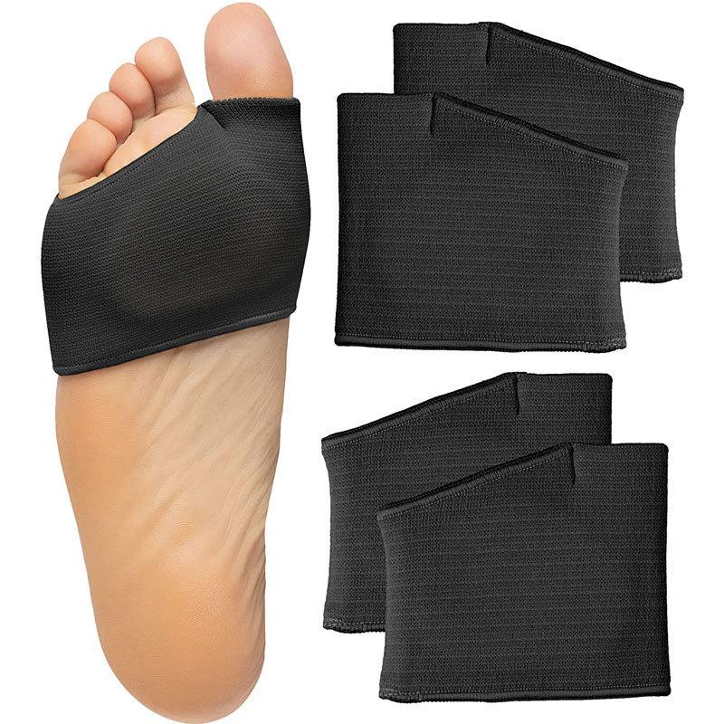 Anti-deslizante para hombres y mujeres almohadilla de la palma delantera espesa transpirable anti-dolor capullo pie delantera palma delantera collar valgus protector pie fuente de fábrica
