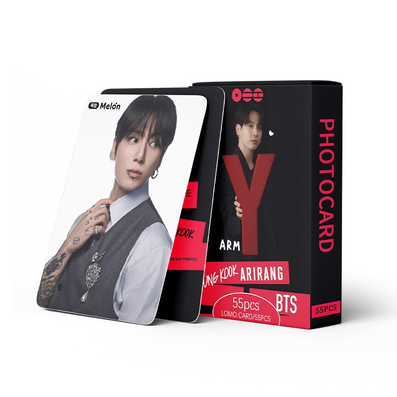 Cadena total, una gran cantidad de stock, 55 hojas de tinta BT SK IVE ATEEZ KPOP, estrellas coreanas alrededor de LOMO