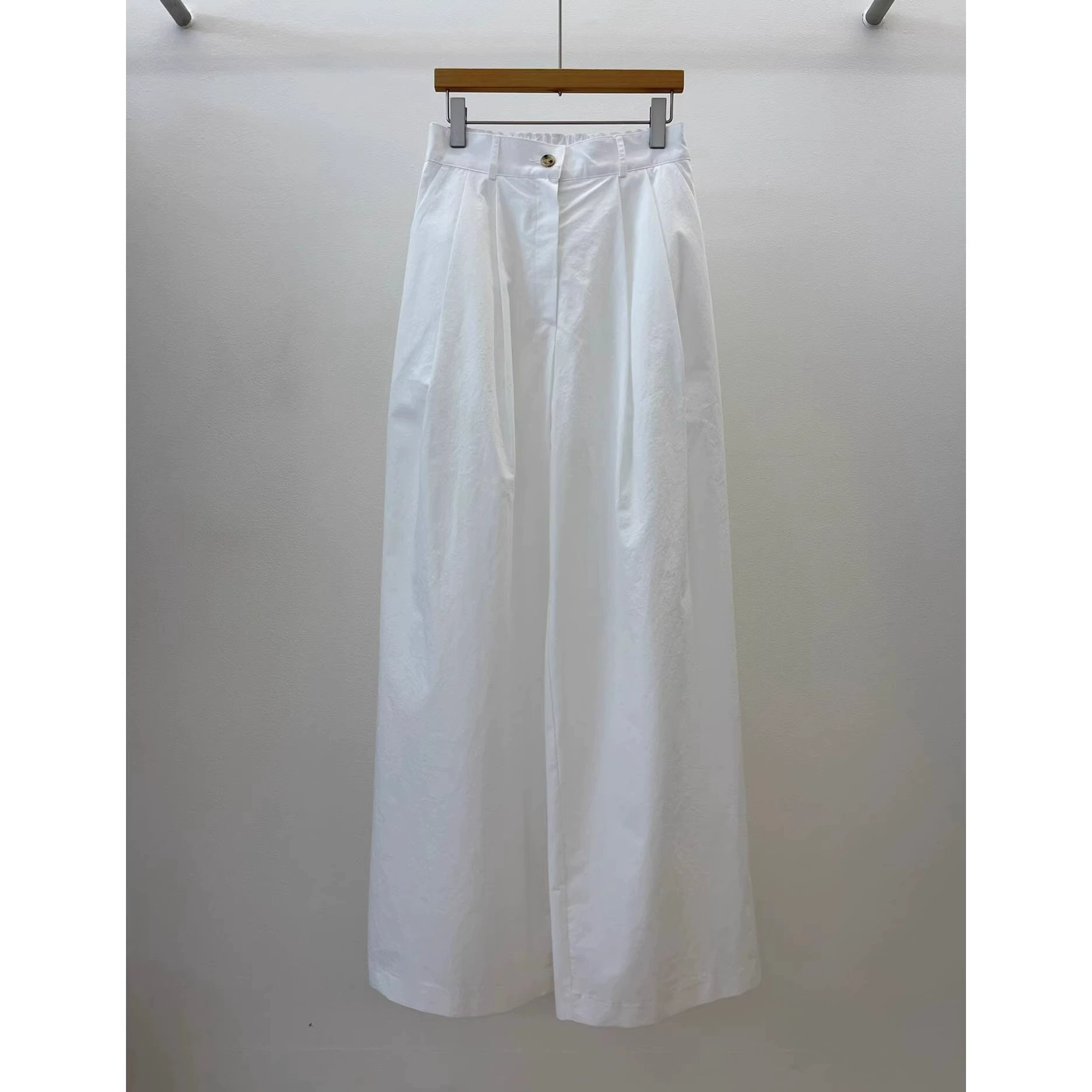 Летняя одежда для йоги, леггинсы, casual брюки, oversize, высокая талия, свободный прямой крой