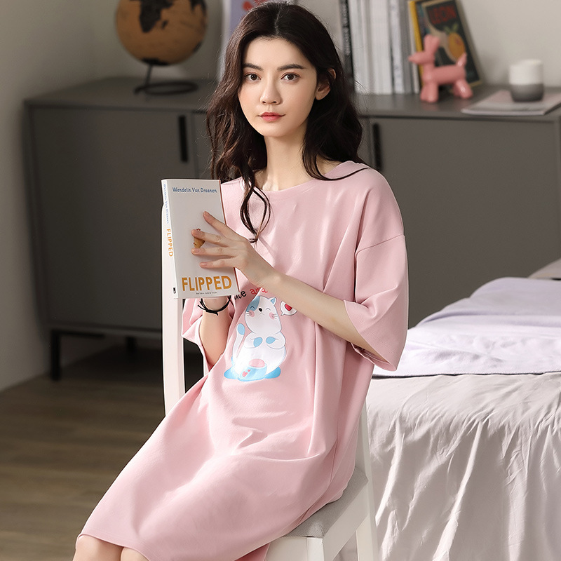 Chemise de nuit en coton - Ref 3446226 Image 12