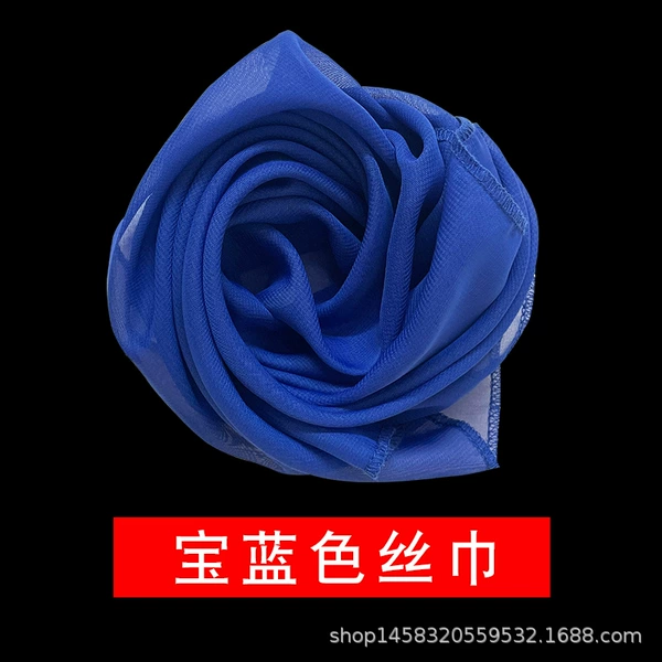 48*48cm sapphire blue dance scarf