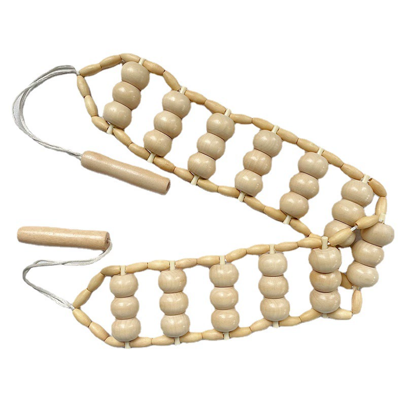 Amazon Back Pull Wooden Massager Simple Operation Manual Opening Back Strip Massage Back Pull Magic Roller Wholesale