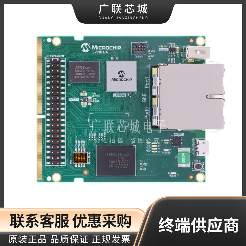 EV09D37A LAN9662 以太网 接口 评估板  存储器 IC 开发工具 全新