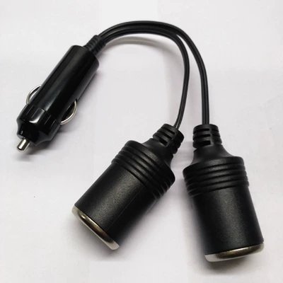 Factory Direct sales cigarette lighter one minute two one drag two 1 minute 2 car 12V/24V universal high-power splitter (Siqaret yandırıcısı) - 25cm-cigarette-lighter-one-minute-two-without-fuse