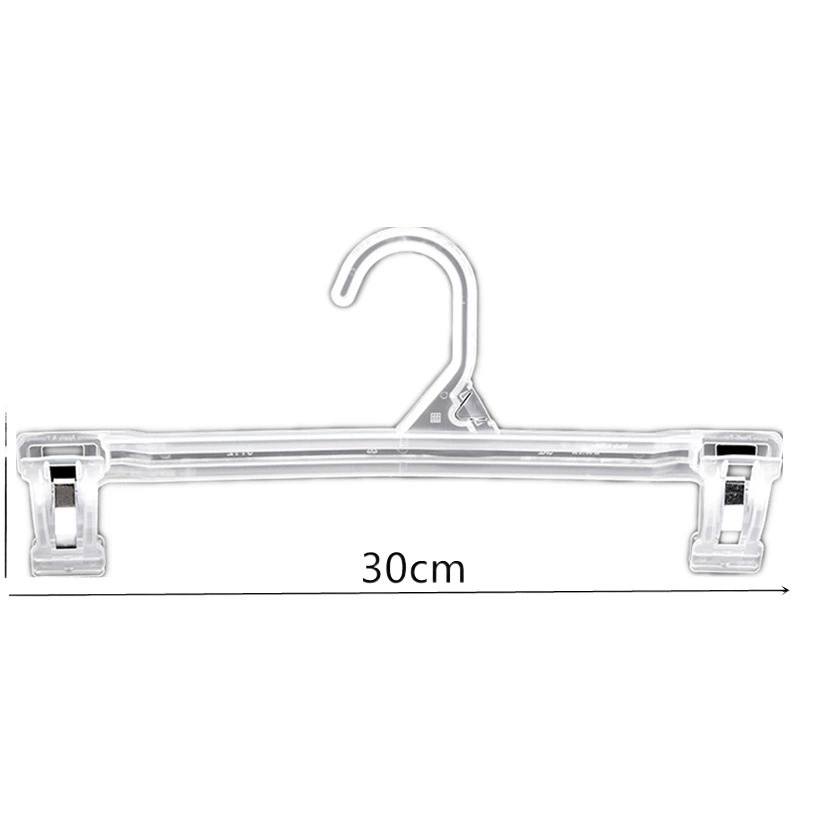 Оптовая продажа напрямую с фабрики: полупрозрачные вешалки для брюк 6112 из полипропилена, аксессуары для одежды, пластиковые вешалки для юбок и брюк.