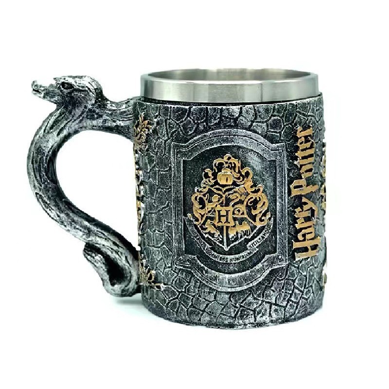 Quemador de incienso taza forma taza anime periférico creativo Taza de cerámica 600ml taza de acero inoxidable