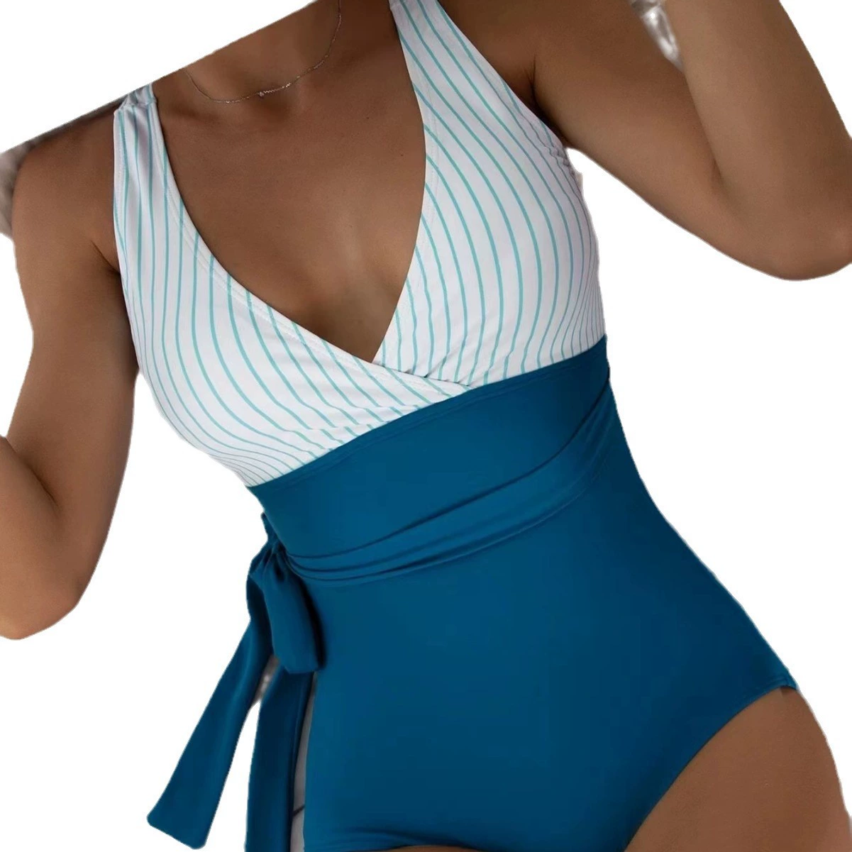 Плавки, сексуальный облегающий bodysuit, европейский стиль, V-образный вырез, Amazon