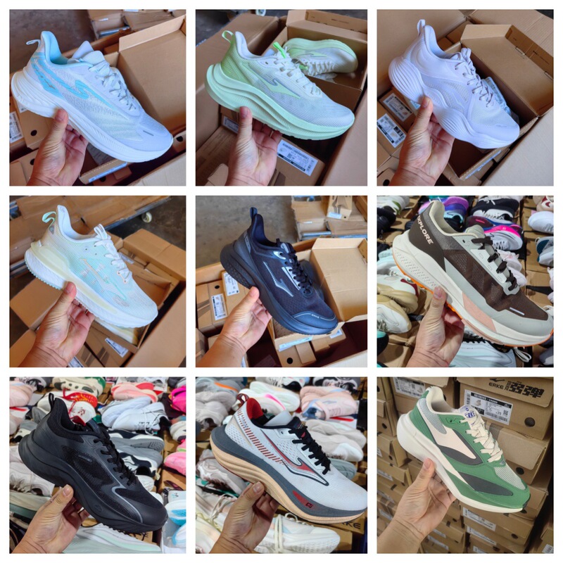 Erke Fujian Physical Store Wholesale Clearance of Mixed Styles of Men's and Women's Sports Shoes, Special Price for Discontinued Sizes