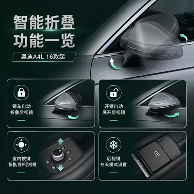 Rearview mirror/rearview mirror onwards): Electric folding rearview mirror